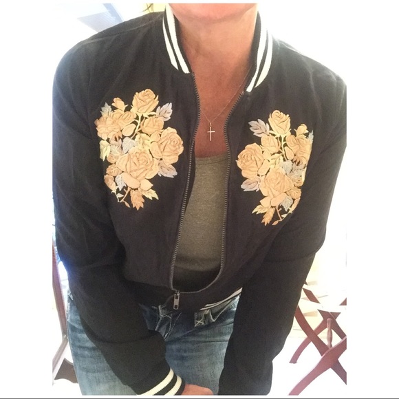 c'isa Jackets & Blazers - Bomber jacket with embroidery